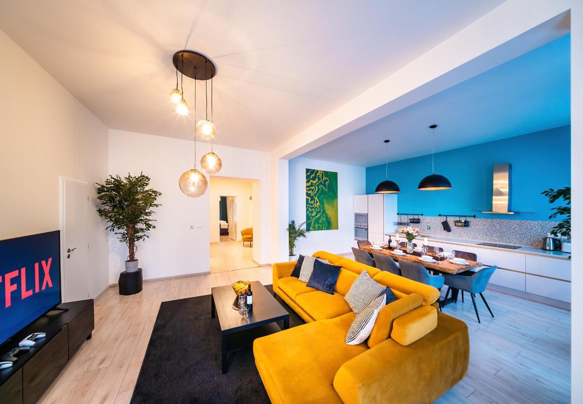 Centrum Apartments Pstrossova Prága Szoba fotó