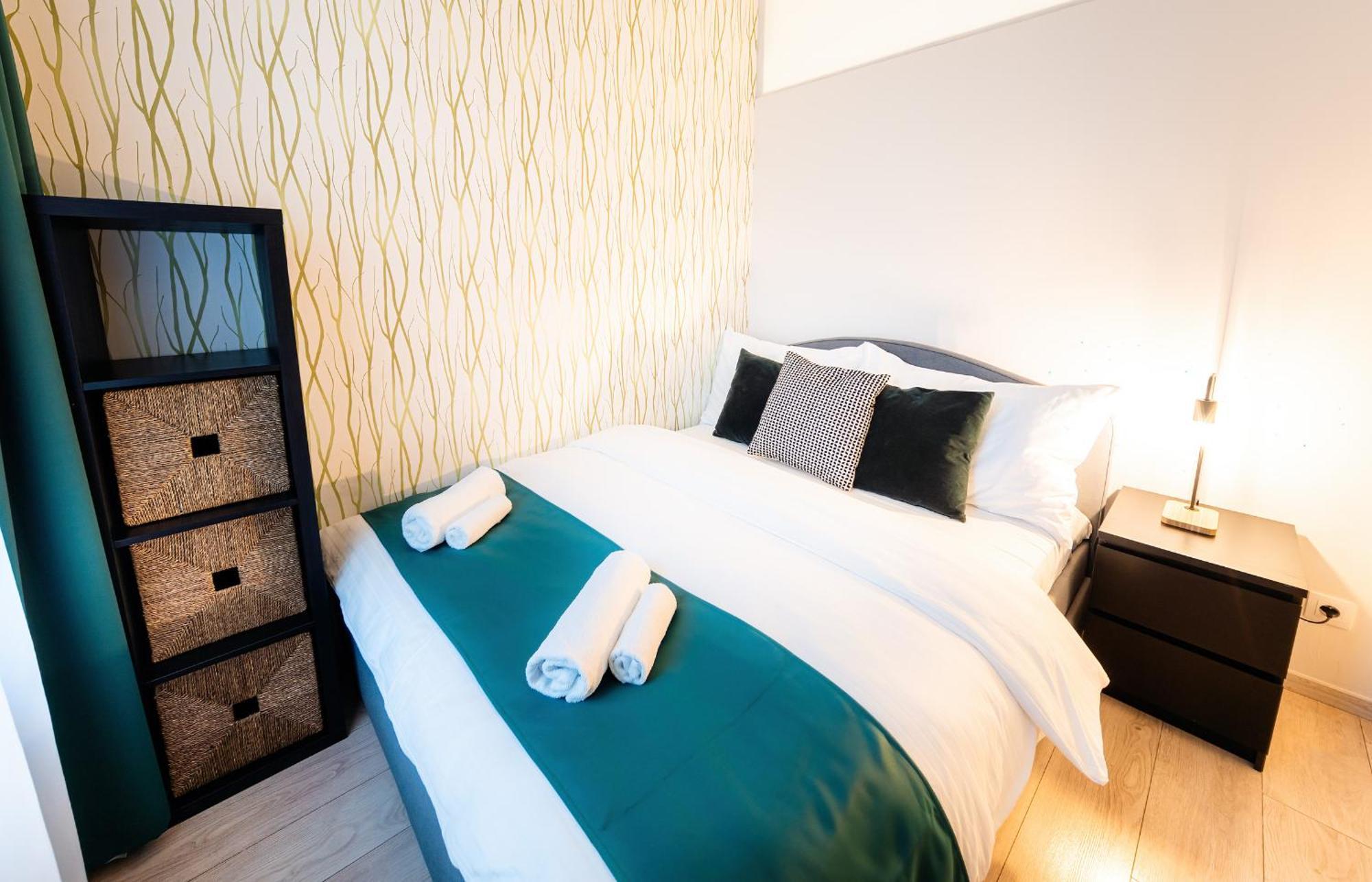 Centrum Apartments Pstrossova Prága Szoba fotó