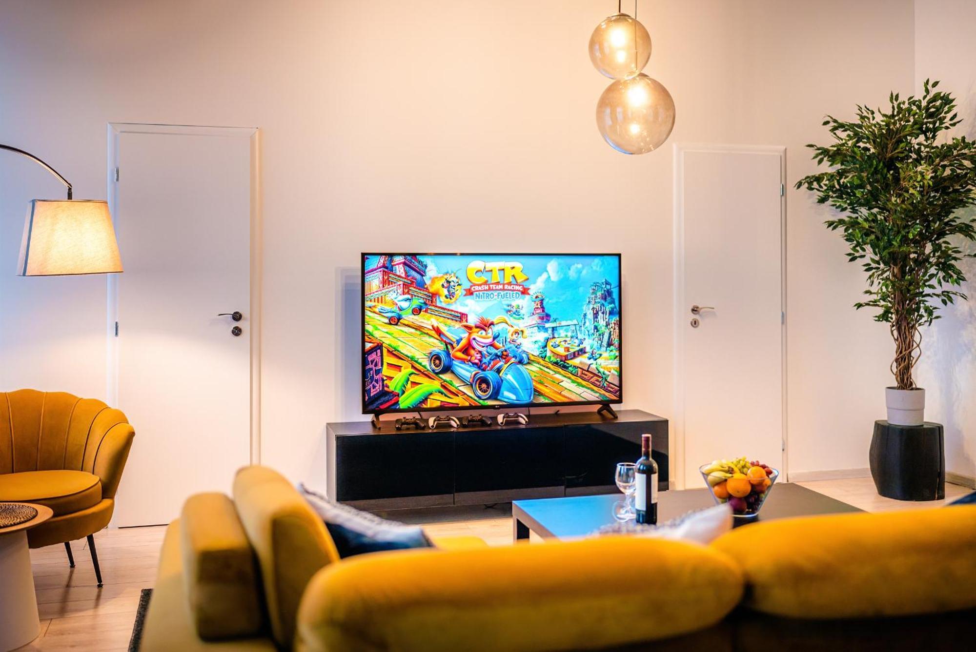 Centrum Apartments Pstrossova Prága Szoba fotó