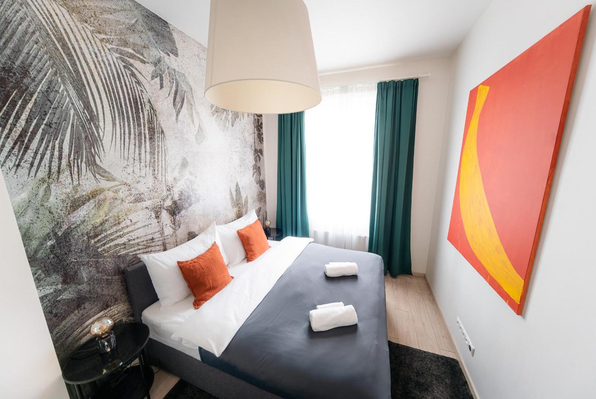 Centrum Apartments Pstrossova Prága Szoba fotó
