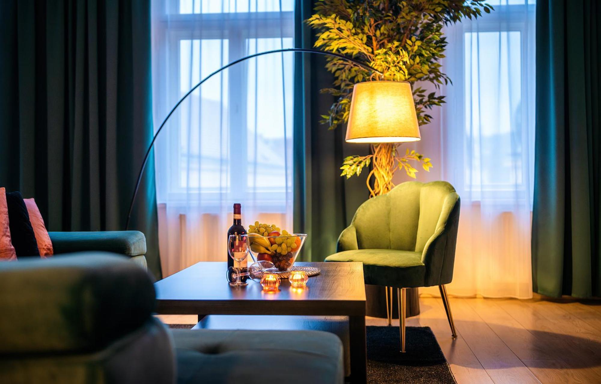 Centrum Apartments Pstrossova Prága Szoba fotó
